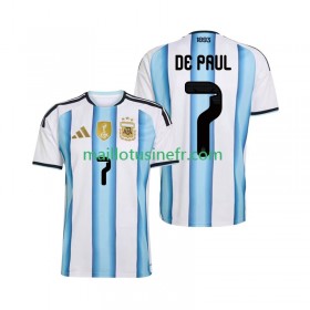 Maillot de Foot Argentine Rodrigo De Paul 7 World Cup Domicile 2026